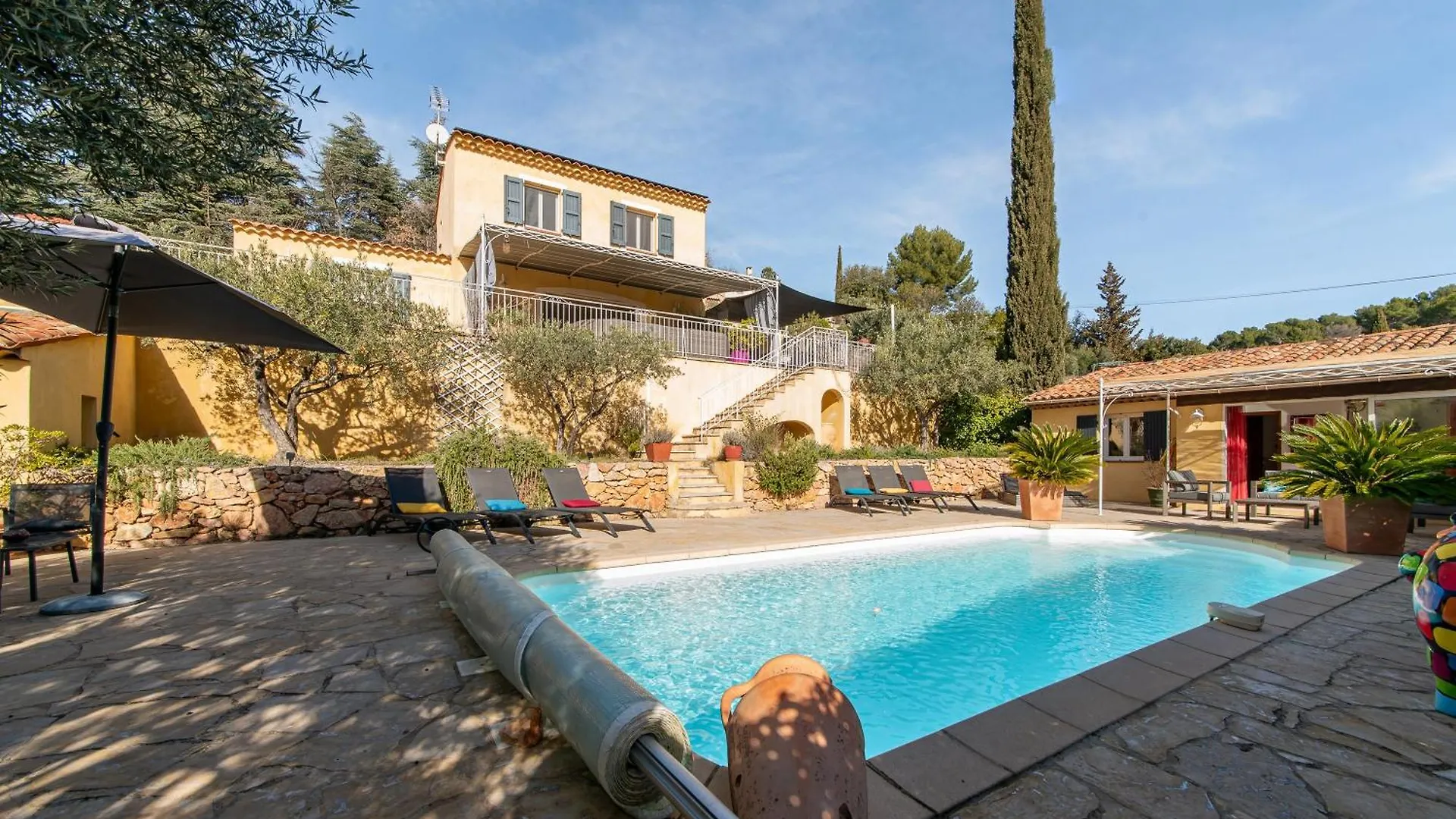 Le Chemin De La Grave - Maison Avec Piscine Aups